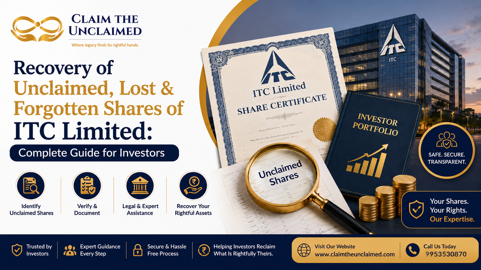 Recovery of Unclaimed, Lost & Forgotten Shares of ITC Limited: Complete Guide for Investors